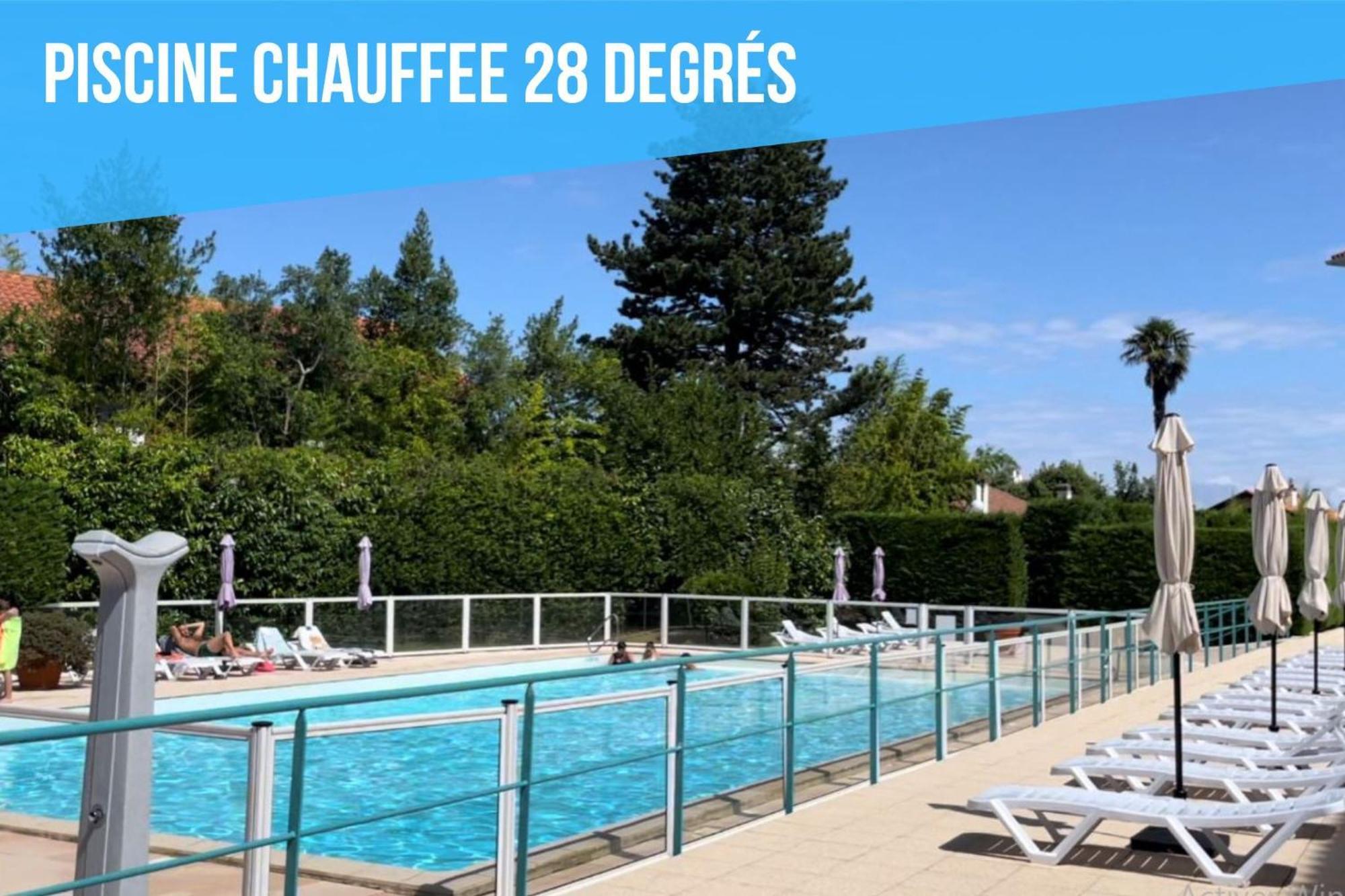Caprozion-Erosoa-T1-Piscine-Clim Lägenhet Ciboure Exteriör bild